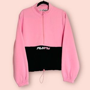 NWT FILA Half Zip Pullover Sweatshirt Size Large